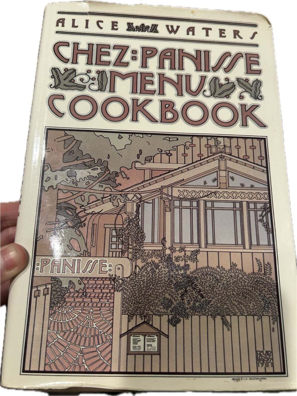 Vintage Chez Panisse Menu Cookbook, Alice Waters (1982 Hardcover w Dust-jacket)